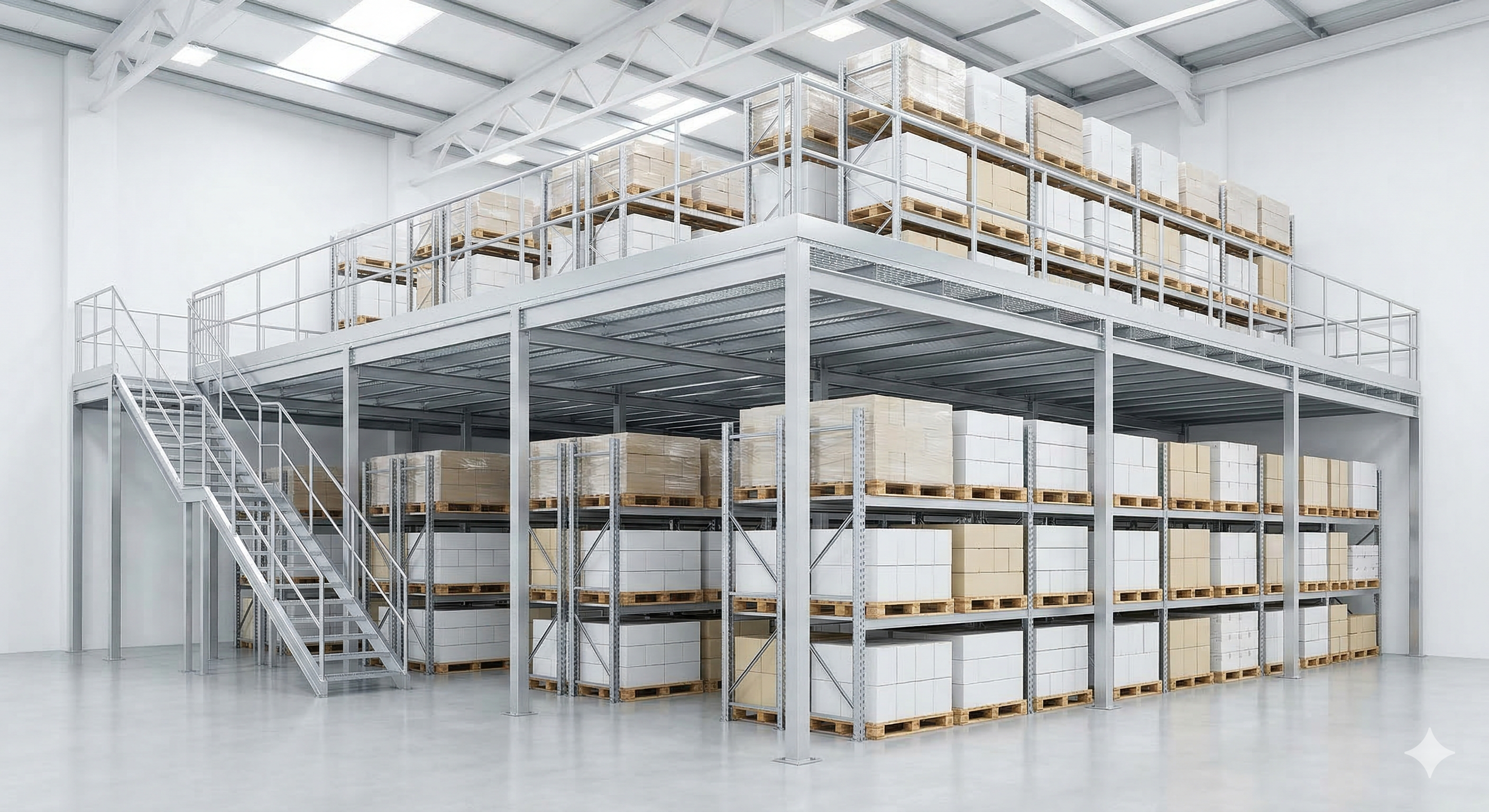 Mezzanines available from DFW Pallet Racking in Dallas TX
