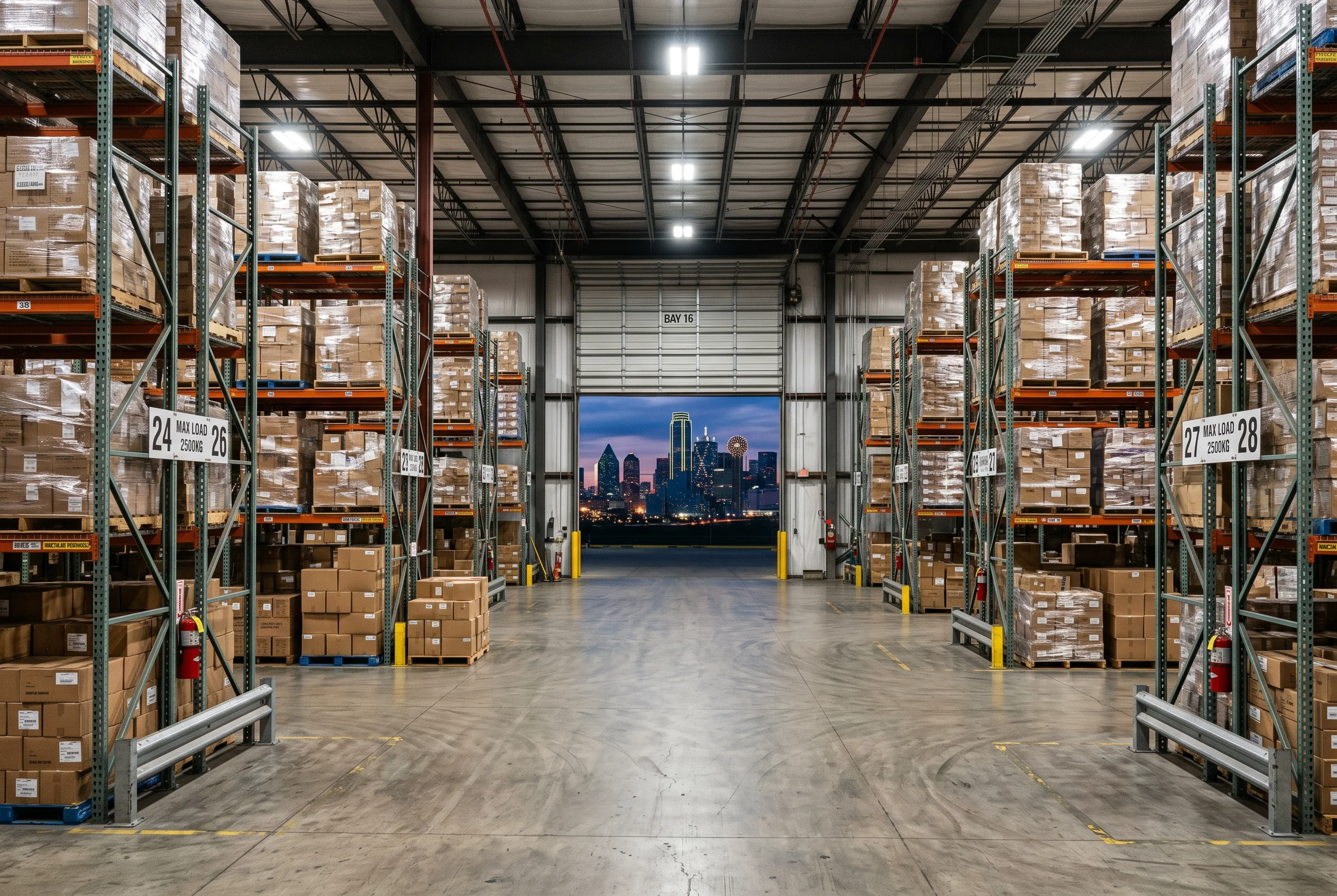 New and used pallet racking systems available in the Dallas TX metro area