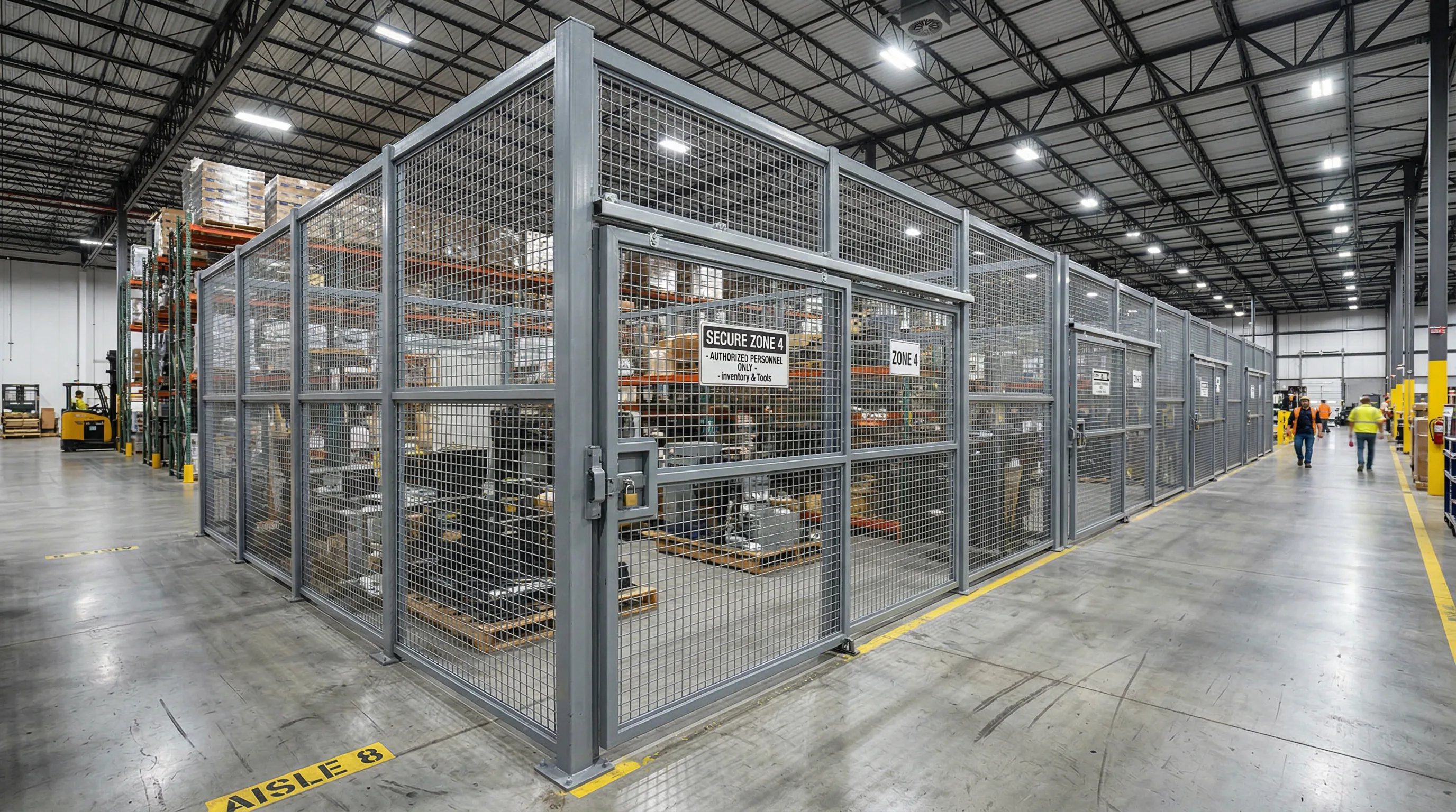 Partition Systems available from DFW Pallet Racking in Dallas TX